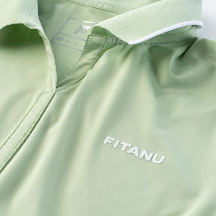 Moteriški polo marškinėliai treniruotėms Fitanu