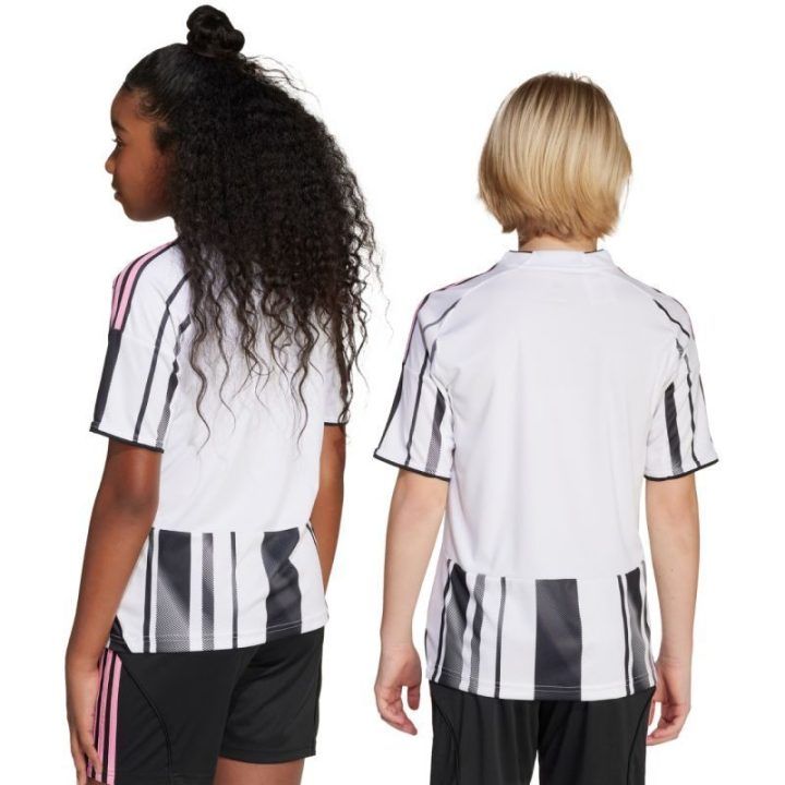 Vaikiški namų marškinėliai adidas Juventus 25/26, balti ir juodi