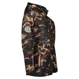 Vyriška striukė Geographical Norway Royaute, chaki-oranžinė