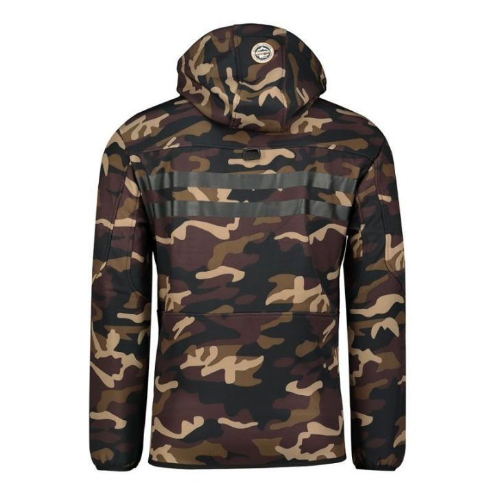 Vyriška striukė Geographical Norway Royaute, chaki-oranžinė