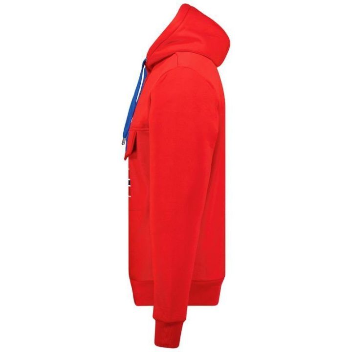 Vyriškas džemperis su gobtuvu Geographical Norway Gadrien, raudonas