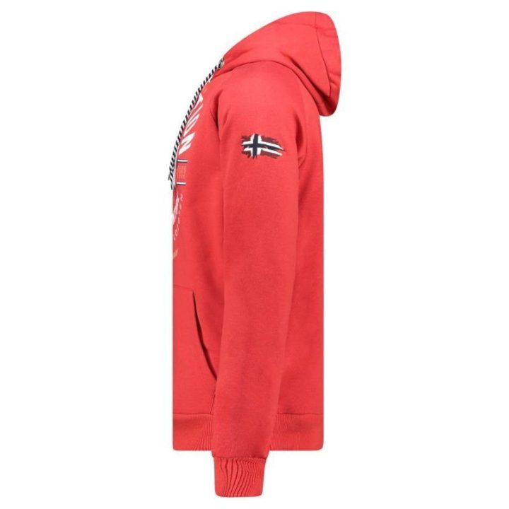 Vyriškas džemperis Geographical Norway Galdemar DB 100, raudonas
