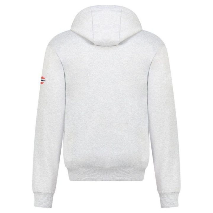 Vyriškas džemperis su gobtuvu Geographical Norway, pilkas melanžas