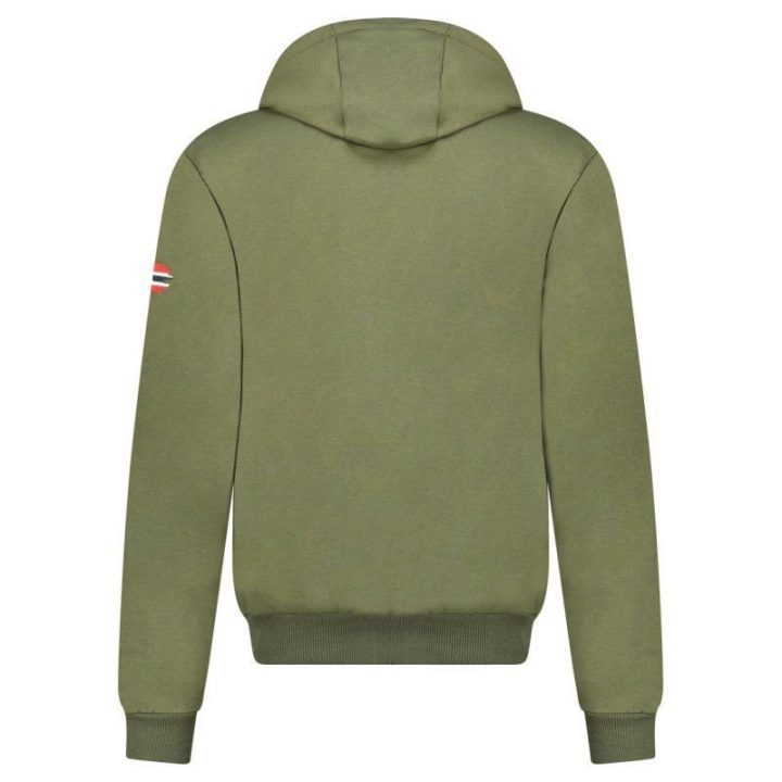 Vyriškas džemperis su gobtuvu Geographical Norway, chaki