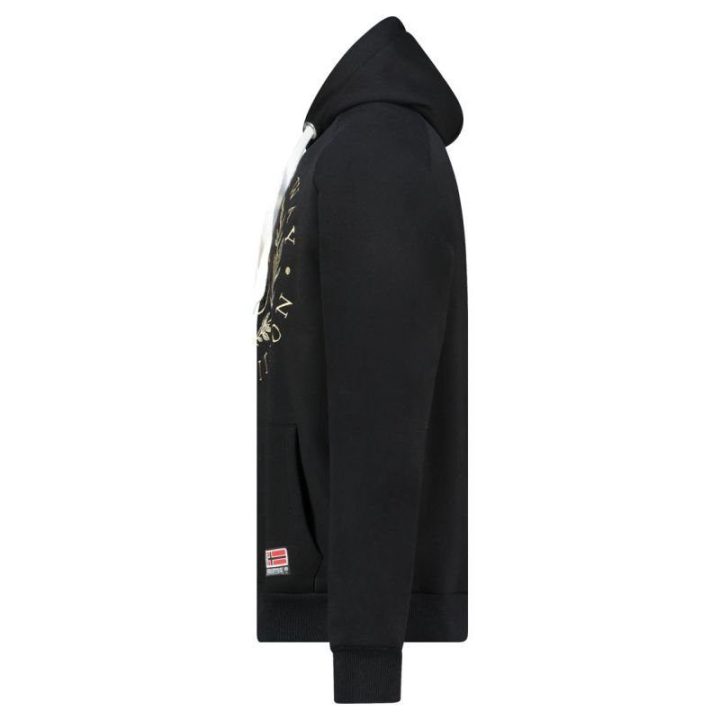 Vyriškas džemperis su gobtuvu Geographical Norway Giger DB 100, juodas
