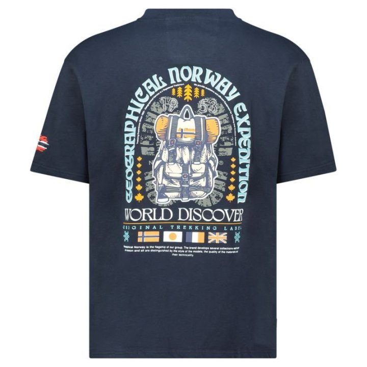 Vyriški medvilniniai marškinėliai Geographical Norway Jakado