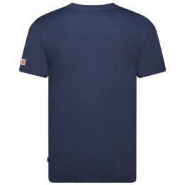 Vyriški medvilniniai marškinėliai Geographical Norway, tamsiai mėlyni