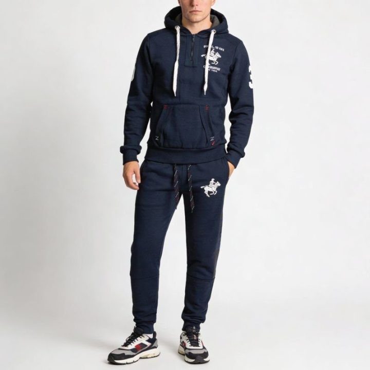 Vyriškos sportinės kelnės Geographical Norway, tamsiai mėlynos