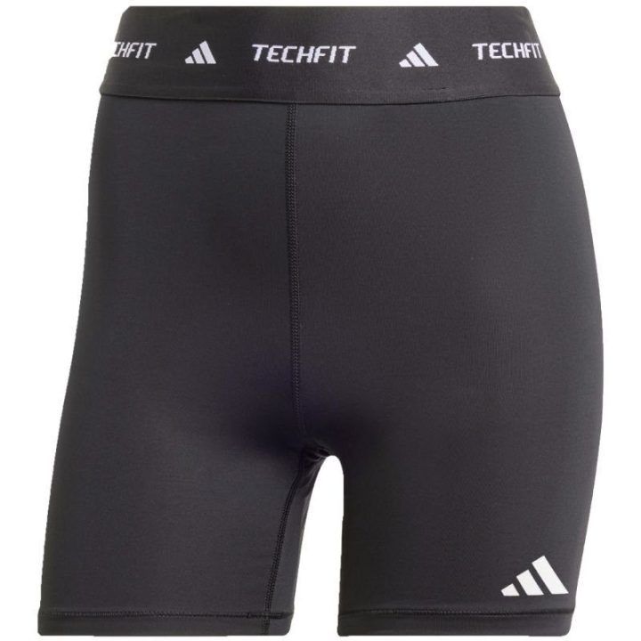 Moteriški kompresiniai šortai adidas TechFit, juodi