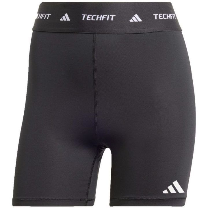 Moteriški kompresiniai šortai adidas TechFit, juodi