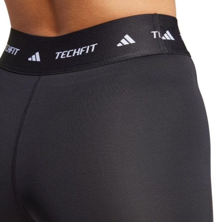Moteriški kompresiniai šortai adidas TechFit, juodi