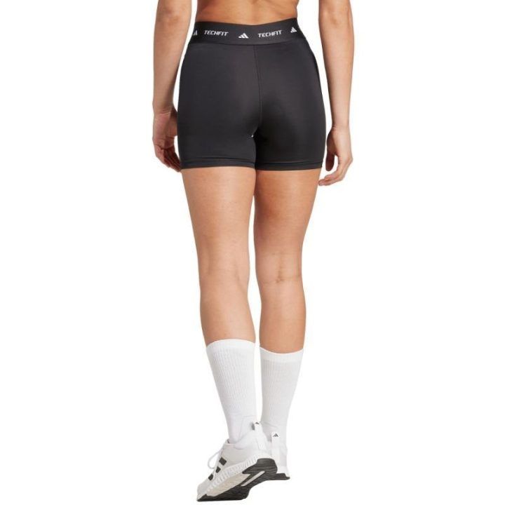 Moteriški kompresiniai šortai adidas TechFit, juodi