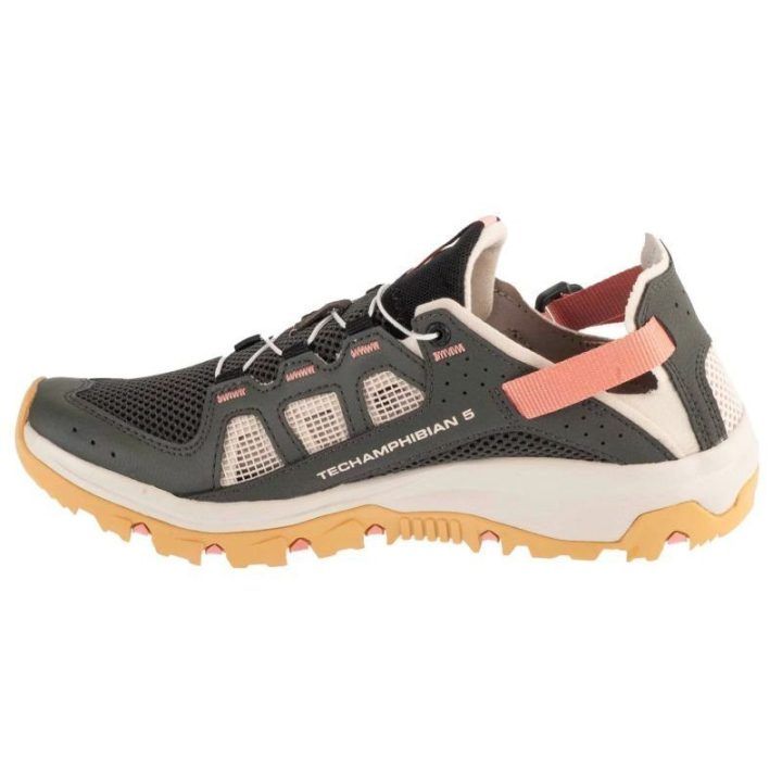 Moteriški vandens batai su Quicklace Salomon Techamphibian 5, žali
