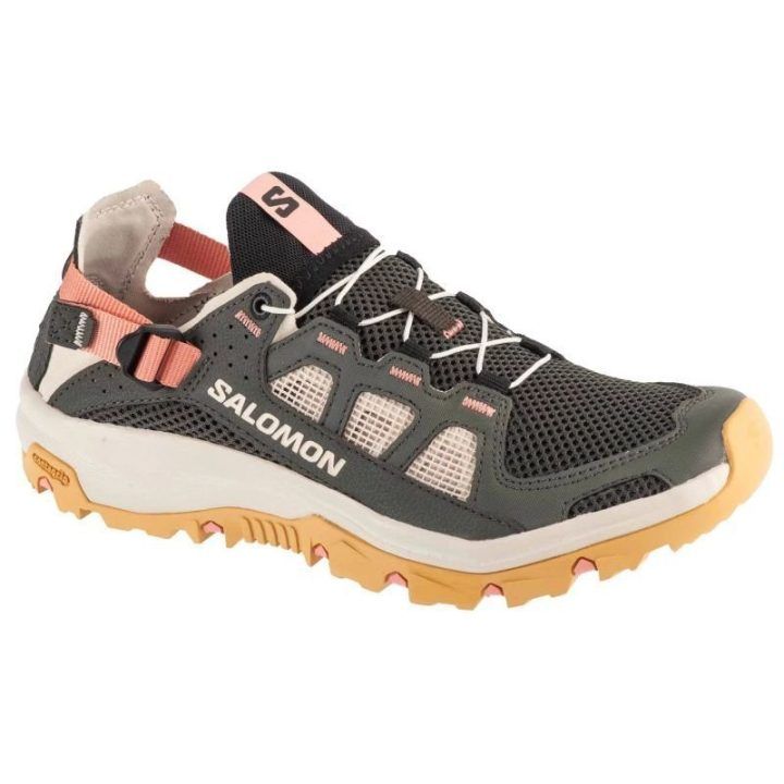 Moteriški vandens batai su Quicklace Salomon Techamphibian 5, žali