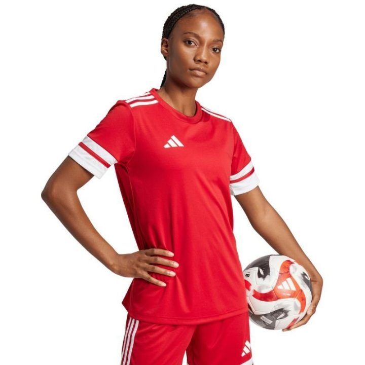 Moteriški marškinėliai adidas Squadra 25, raudoni