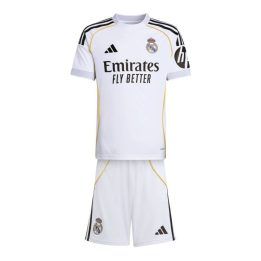 Vaikiškas futbolo aprangos komplektas adidas Real Madrid Home, baltas
