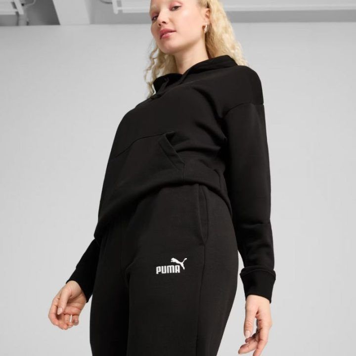 Moteriškos sportinės kelnės Puma ESS Small No. 1 Logo, juodos