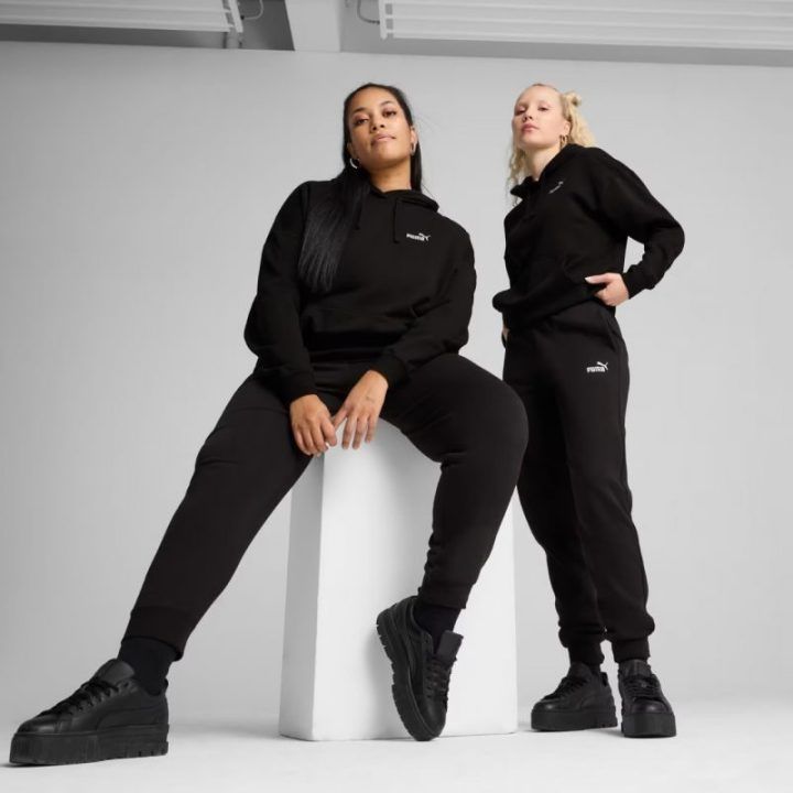 Moteriškos sportinės kelnės Puma ESS Small No. 1 Logo, juodos