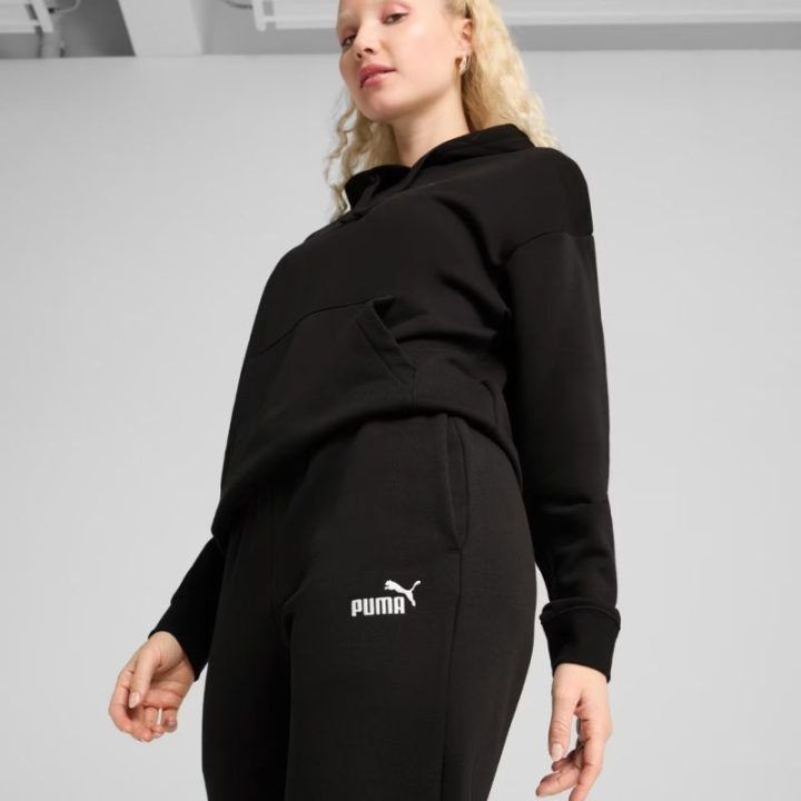 Moteriškos sportinės kelnės Puma ESS Small No. 1 Logo, juodos