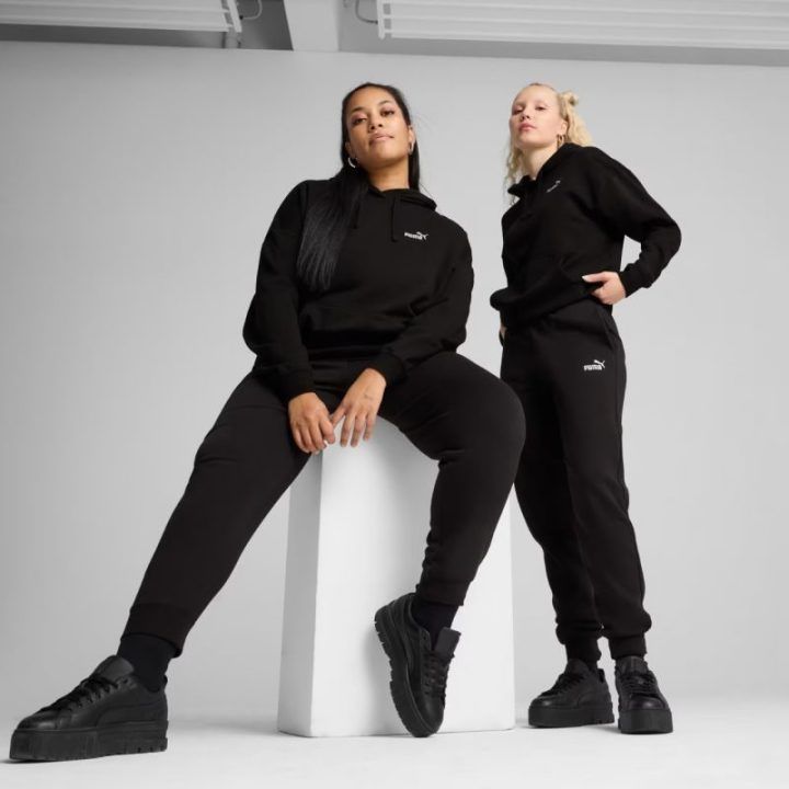 Moteriškos sportinės kelnės Puma ESS Small No. 1 Logo, juodos