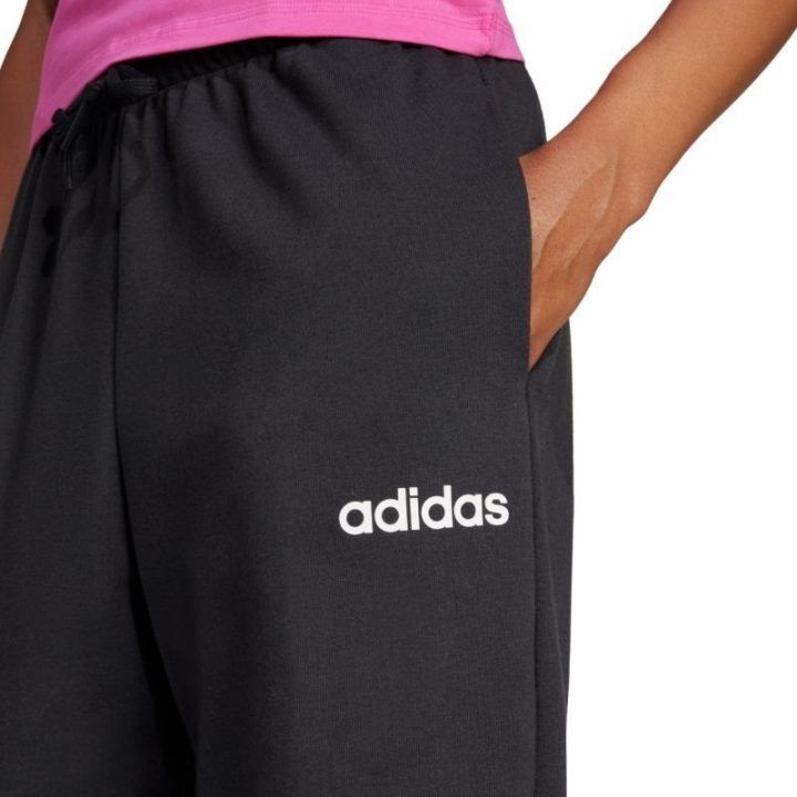 Moteriškos sportinės kelnės adidas Essentials Linear, juodos