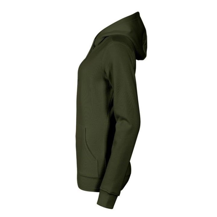 Moteriškas džemperis su gobtuvu ir užtrauktuku Malfini Trendy Zipper, chaki