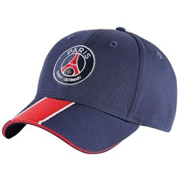 Medvilninė kepurė su snapeliu Paris Saint Germain P24106