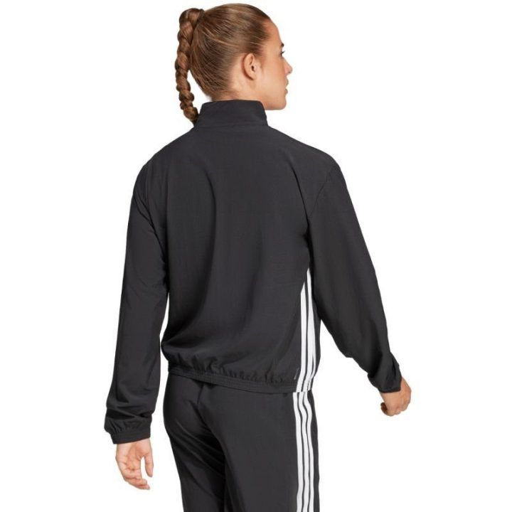 Moteriška striukė adidas Train Essentials 3-Stripes, juoda ir balta