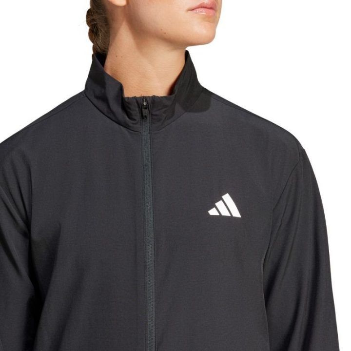 Moteriška striukė adidas Train Essentials 3-Stripes, juoda ir balta
