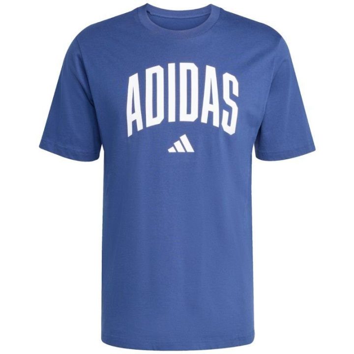 Vyriški marškinėliai adidas Collegiate Lineage Graphic, tamsiai mėlyni