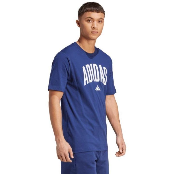 Vyriški marškinėliai adidas Collegiate Lineage Graphic, tamsiai mėlyni
