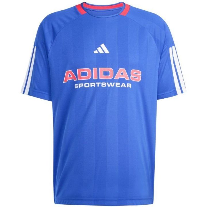 Vyriški laisvo kirpimo marškinėliai adidas House of Tiro, mėlyni