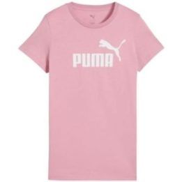 Moteriški marškinėliai Puma Ess No.1 Logo, šviesiai rožiniai