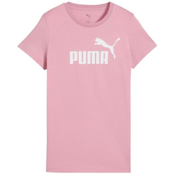 Moteriški marškinėliai Puma Ess No.1 Logo, šviesiai rožiniai