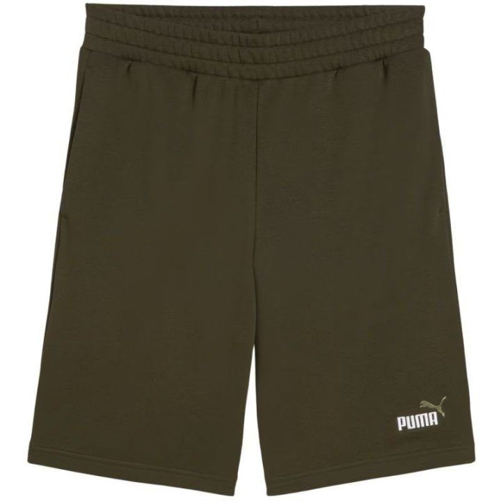 Vyriški medvilniniai šortai Puma Ess 2 Color No. 1 Logo, chaki