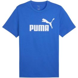 Vyriški medvilniniai marškinėliai Puma Ess No.1 Logo, mėlyni