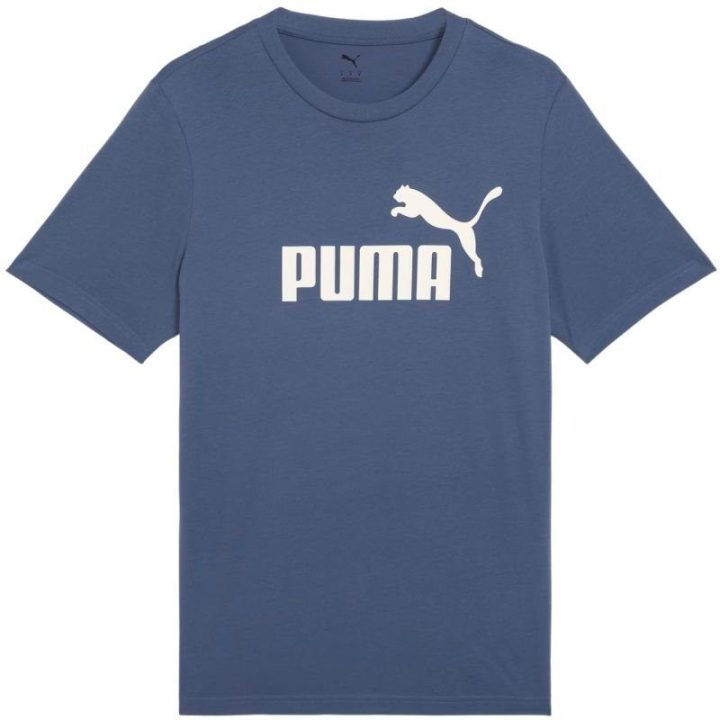 Vyriški medvilniniai marškinėliai Puma Ess No.1 Logo Tee, mėlyni