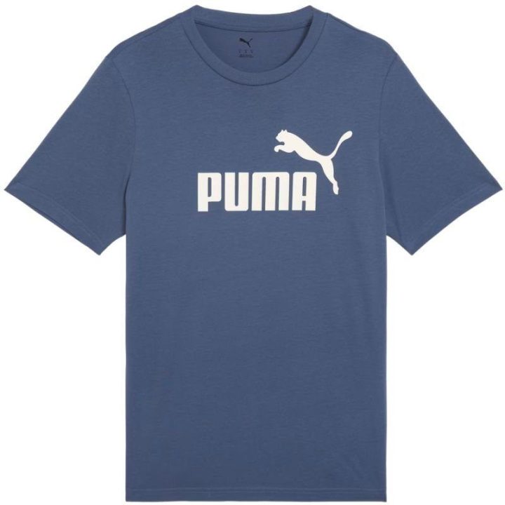 Vyriški medvilniniai marškinėliai Puma Ess No.1 Logo Tee, mėlyni