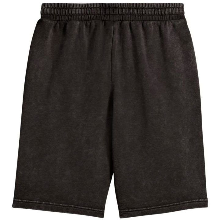 Vyriški šortai Puma Ess Elevated Relaxed Wash, juodi ir pilki