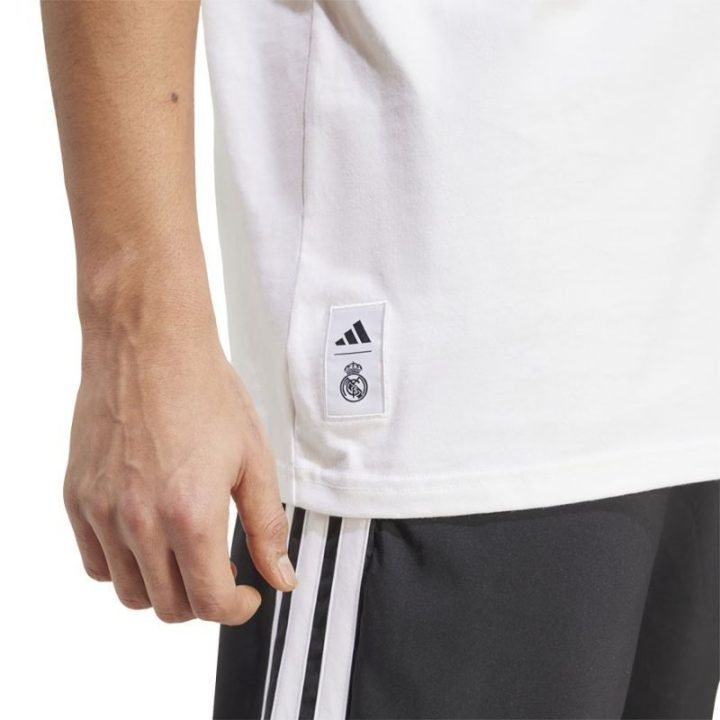 Vyriški medvilniniai marškinėliai su Real Madrid grafika adidas