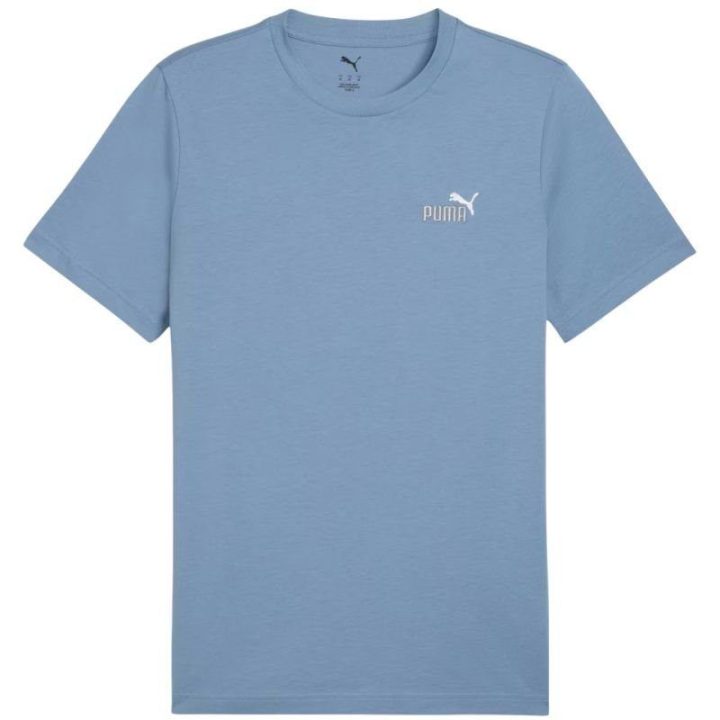Vyriški marškinėliai Puma Ess 2 Color Small No. 1 Logo, mėlyni