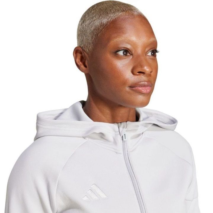 Moteriškas džemperis adidas Tiro 25 Full-Zip, pilkas