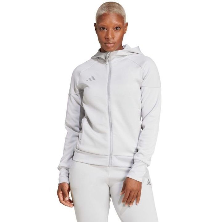 Moteriškas džemperis adidas Tiro 25 Full-Zip, pilkas