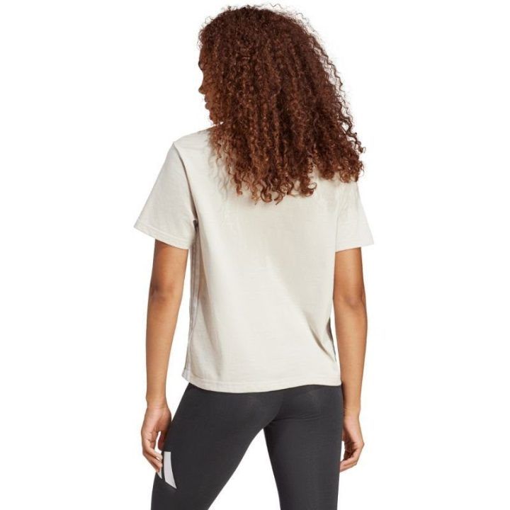 Moteriški medvilniniai marškinėliai adidas Essentials, pilki