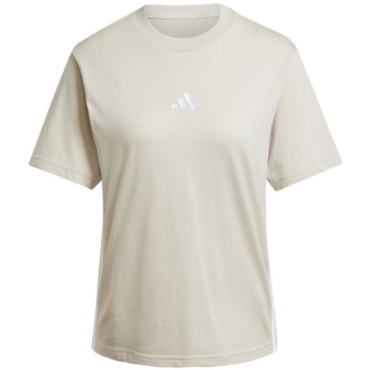 Moteriški medvilniniai marškinėliai adidas Essentials, pilki