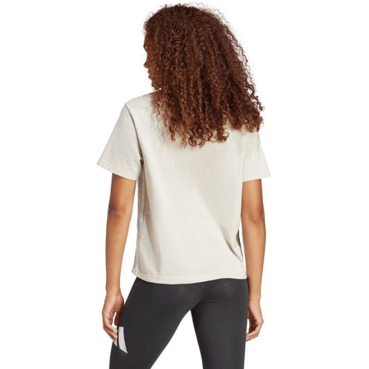 Moteriški medvilniniai marškinėliai adidas Essentials, pilki