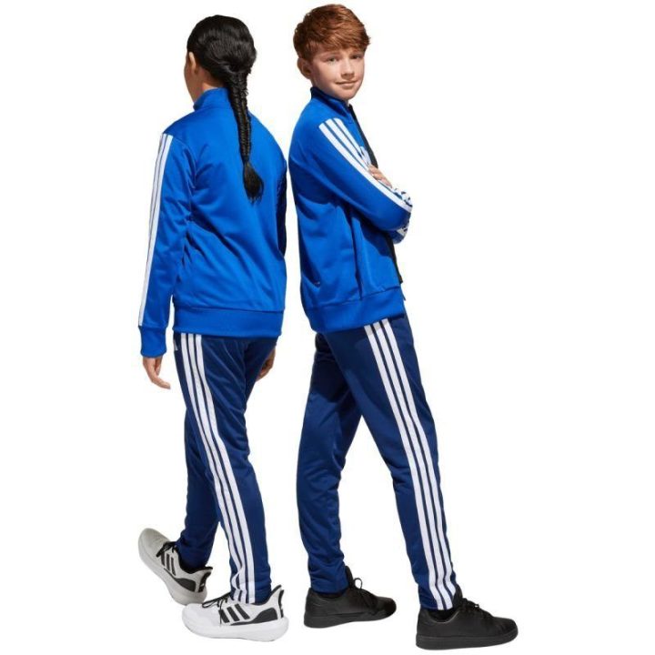 Vaikiškas sportinis kostiumas adidas Tiberio 3-Stripes, mėlynas