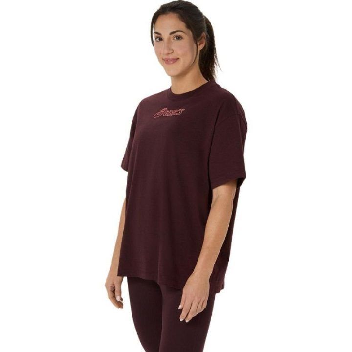 Moteriški greitai džiūstantys marškinėliai Asics Logo Tee
