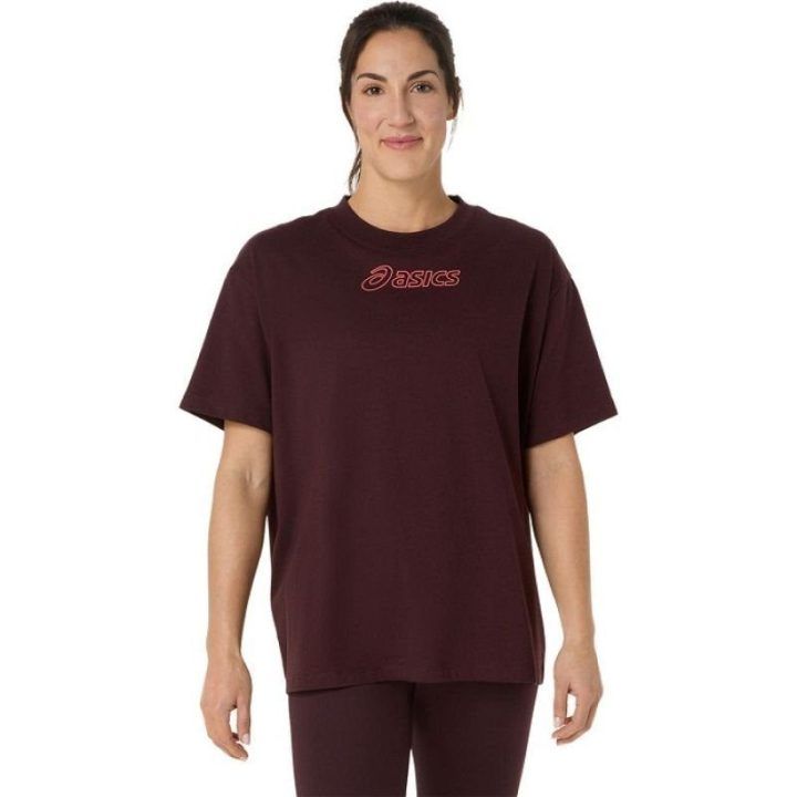 Moteriški greitai džiūstantys marškinėliai Asics Logo Tee