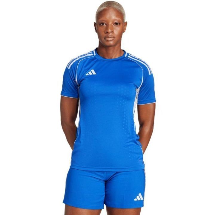 Moteriški futbolo marškinėliai adidas Tiro 25 Competition, mėlyni